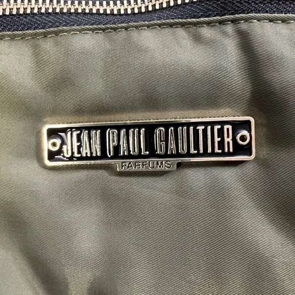 Jean Paul Gaultier Parfums Olive Green Roll Top Backpack Bag - Picture 4 of 9